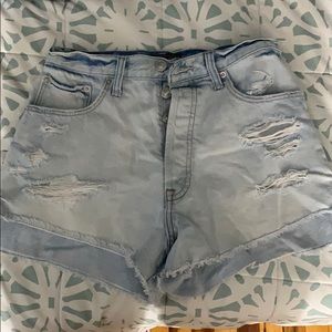 High Rise Abercrombie and Fitch shorts
